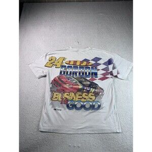 Vintage Hollister Jeff Gordon NASCAR #24 T-Shirt Men's L "Business is Good"